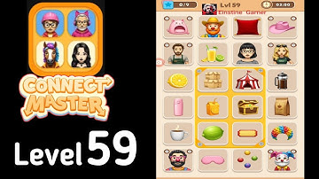 Connect Master Match Puzzle level 59 Guide Walkthrough Solution