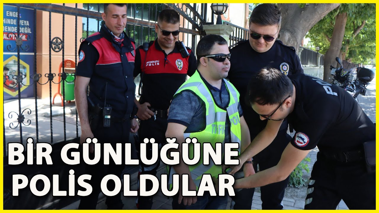 Şanlıurfa’da, Down Sendromlular ve Engelli Bireyler 1 Günlüğüne Polis Oldu