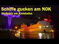 Schiffe gucken am Nord-Ostsee-Kanal