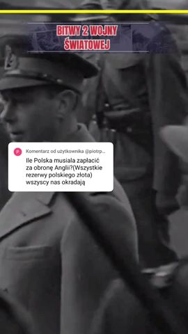 To nieprawda że Brytyjczycy żądali całego naszego złota w zamian za broń dla Polskich Sił Zbrojnych