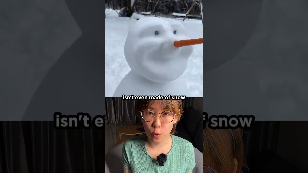 The World’s Smallest Snowman Isn’t Even Snow