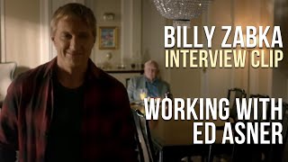 Billy Zabka Talks About Working with Ed Asner on Cobra Kai