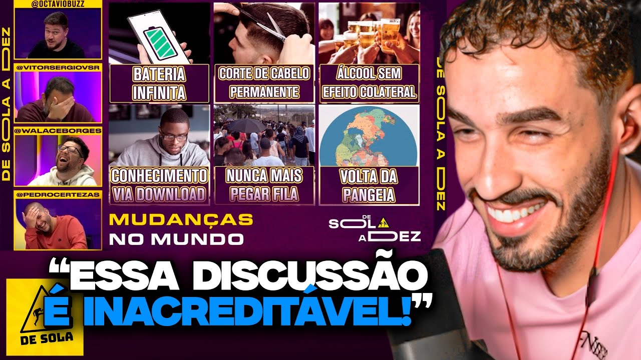 O QUE VOCÊ MUDARIA NO MUNDO? | REACT DE SOLA A DEZ