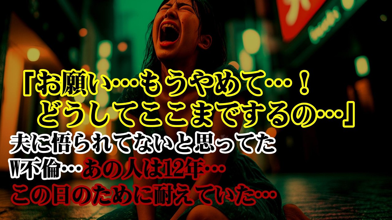 【離婚】「お願い…もうやめて…！どうしてここまでするの…」→夫に悟られてないと思ってたW不倫…でもあの人は12年…この日を“笑って見届ける”ためだけに耐えていた…そして…【シタ妻】