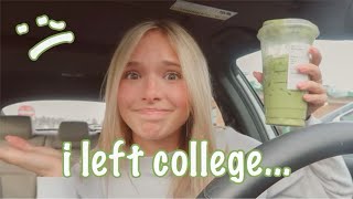 I left college?