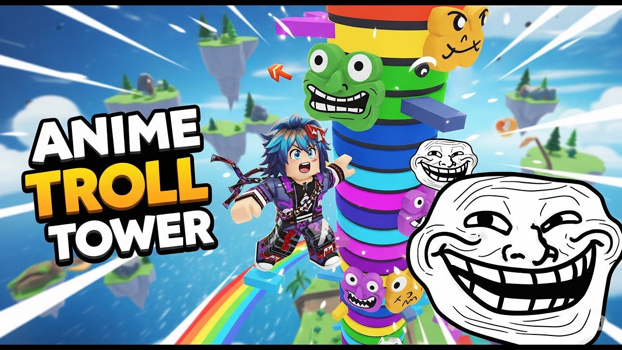 Roblox Anime Troll Tower: Full Walkthrough! - YouTube