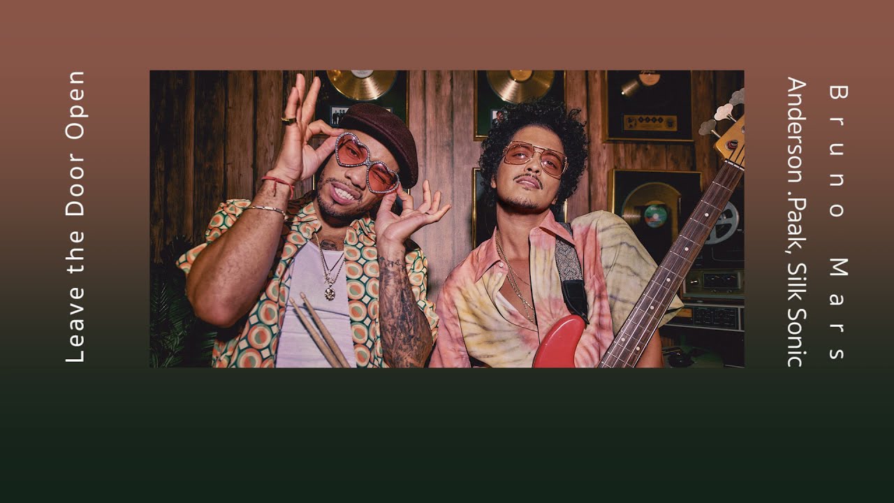 Bruno Mars e Anderson .Paak lançam 'Leave the door open