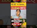 B.Sc. 4th Semester Zoology Important Questions 🔥 #bsc #bsczoology #viral #ddu