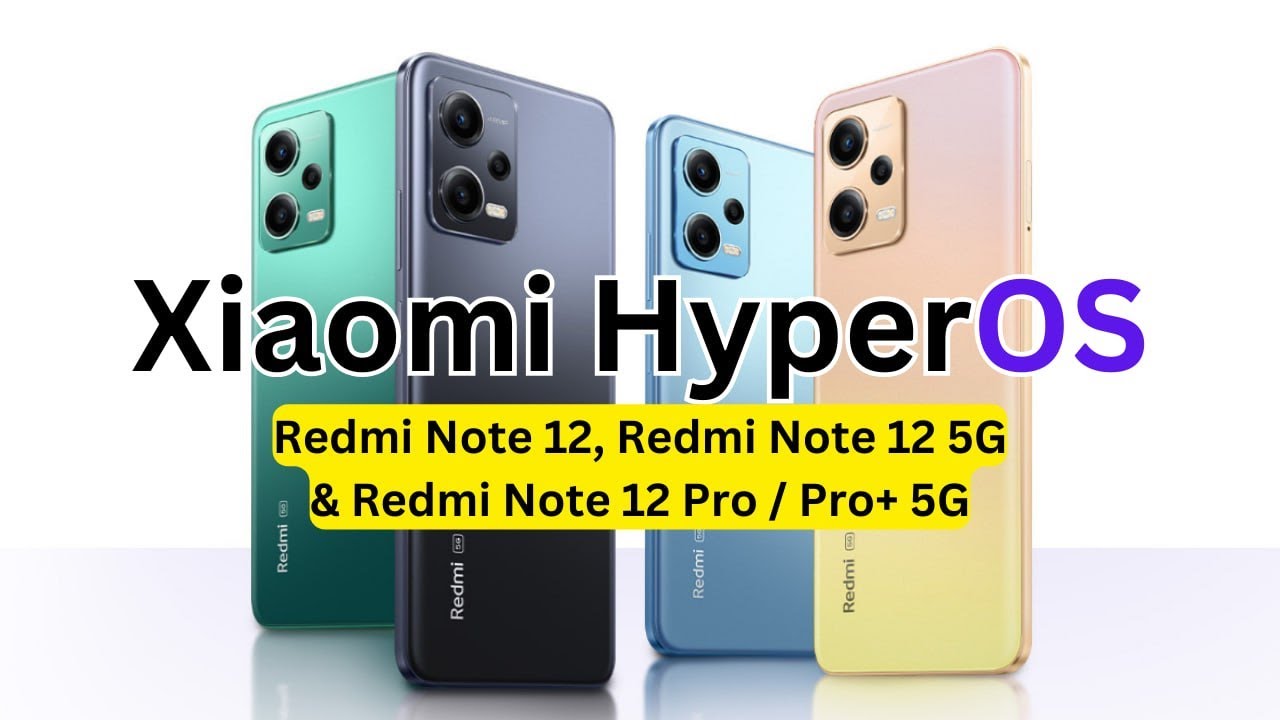 Redmi Note 12 Pro 4G HyperOS update is coming soon 