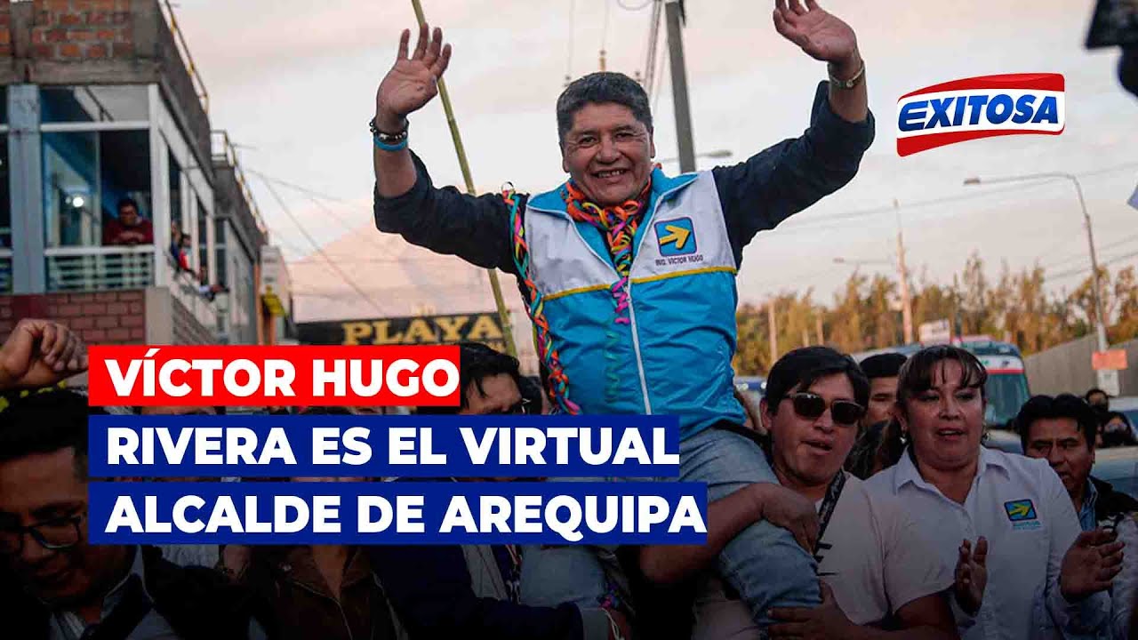 🔴🔵Víctor Hugo Rivera es el virtual alcalde de Arequipa - YouTube