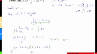 Week 2-1 First Order Linear Equations
