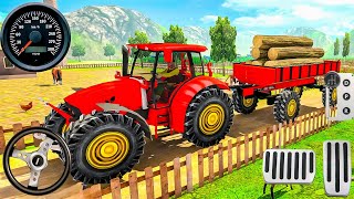 Village Tractor Simulator 3D - Wheat Framing Tractor Wala Game - Android Gameplay screenshot 4