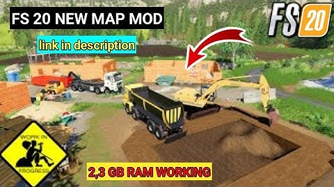 Fs 20 new map mod | farming simulator 20 new map with road contraction machine