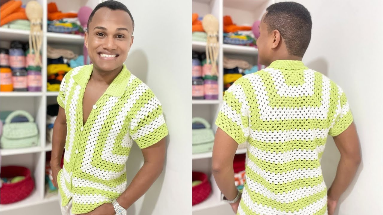 Camisa de Crochê - Parte 1