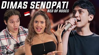 That's how you do a cover! Waleska & Efra react to Dimas Senopati - Bon Jovi - Bed Of Roses