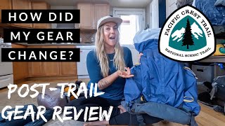 PCT Gear Review (Post Trail) | How my gear changed during my thru-hike | 2022