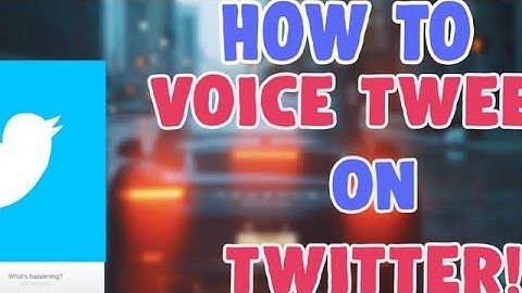 Twitter Send Voice Messages Available For iPhone and IOS
