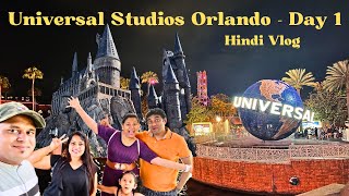 We Spent An ENTIRE DAY At Universal | Universal Studios Orlando Vlog | Day -1 | Hindi Vlog | Renu