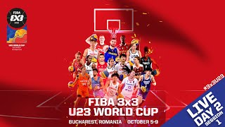 RE-LIVE | FIBA 3x3 U23 World Cup 2022 | Day 2\/Session 1