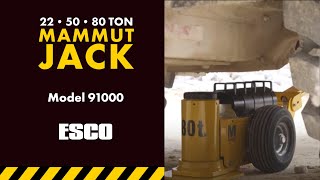 MAMMUT 25/50/80 Ton Jack [Model 91000] by Equipment Supply Company 2,488 views 6 years ago 1 minute, 39 seconds