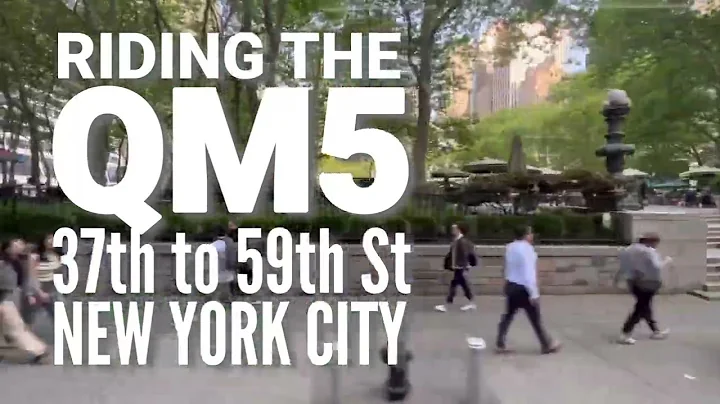 RIDE THE QM5 Express Bus in NYC with me