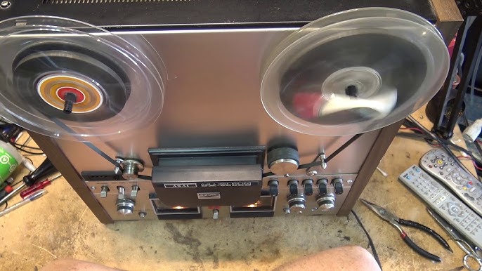 Reel To Reel Tape Deck Repair. Akai GX-255 Vintage Open Reel  Troubleshooting Guide. What Not To Do! 