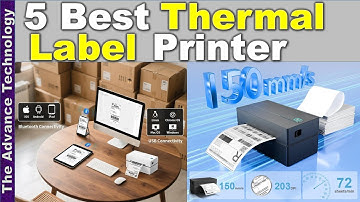 Beste thermische labelprinter 🔥 Top 5 thermische labelprinters voor verzending en kleine bedrijven