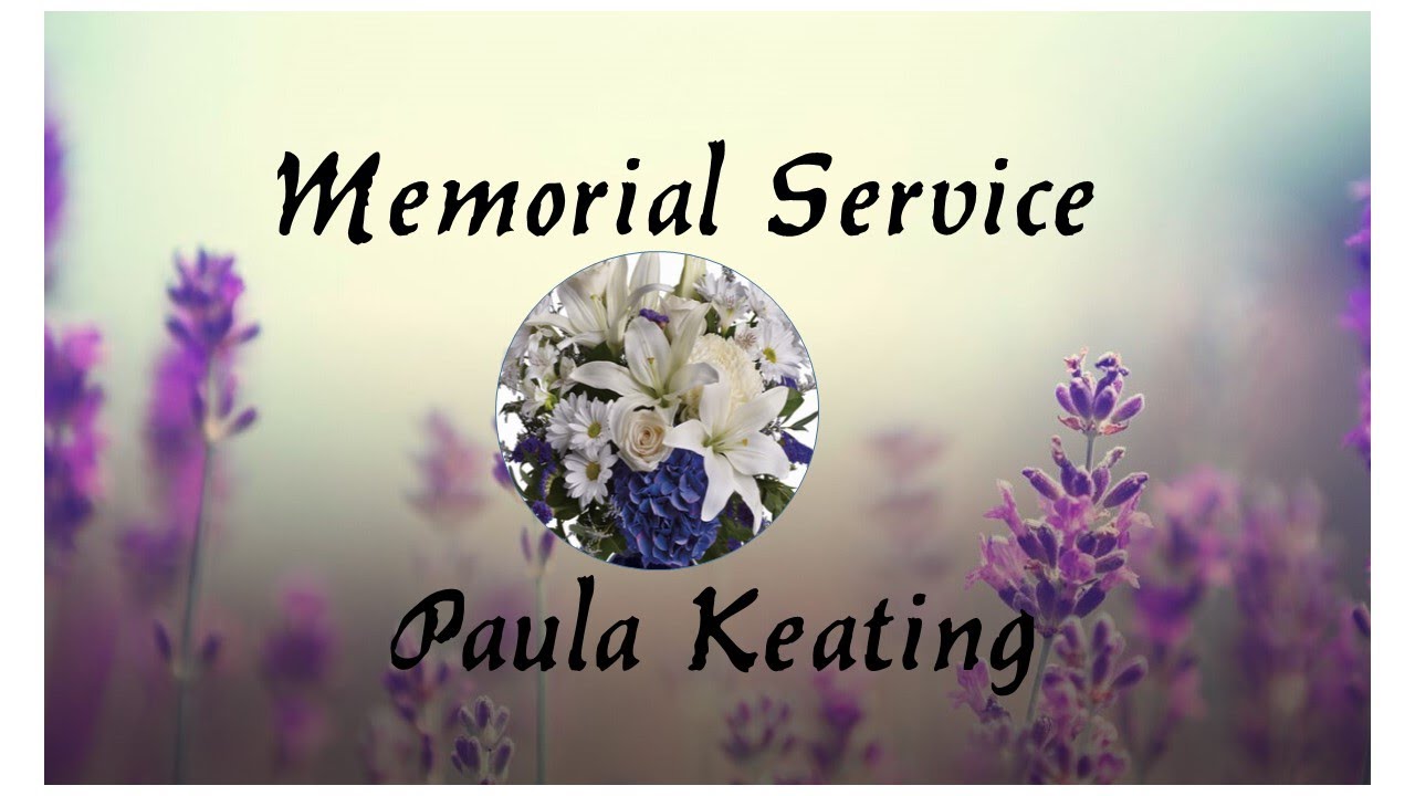 Memorial Service Paula Keating