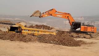 HITACHI ZX470H-5G VS LGMG TRUCK ใหญ่ทั้งคู่ จัดเต็ม excavator EP.6379