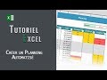 Excel  crer un planning automatis
