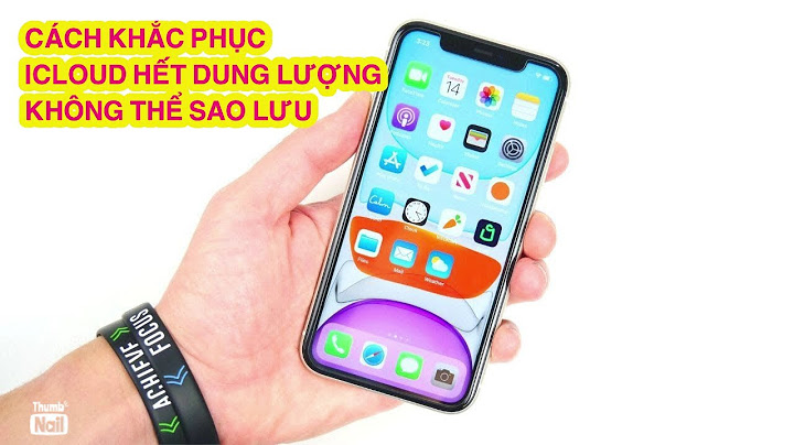 Không tải được video lên iCloud