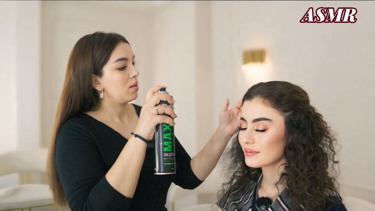 Bridal Makeup in a Traditional White Dress. I married Sheikh? 🤫 [ASMR]