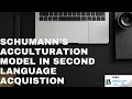 Schumann's Acculturation Model in Second Language Acquisition | Second Language Acquisition Learning