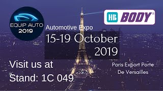 Equip Auto Paris 2019 | Paris Expo Porte de Versailles | HB BODY
