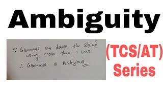Ambiguity