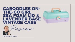 Caboodles On-The-Go Girl Sea Foam Lid & Lavender Base Vintage Case Review