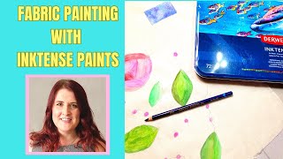 Fabric Painting for beginners using Derwent Inktense fabric paint