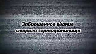 Заброшенное здание старого, колхозного зернохранилища.