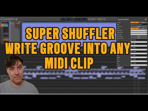 SuperShuffler v1.0 – Real Swing & Groove Written Directly Into Your Bitwig Clips