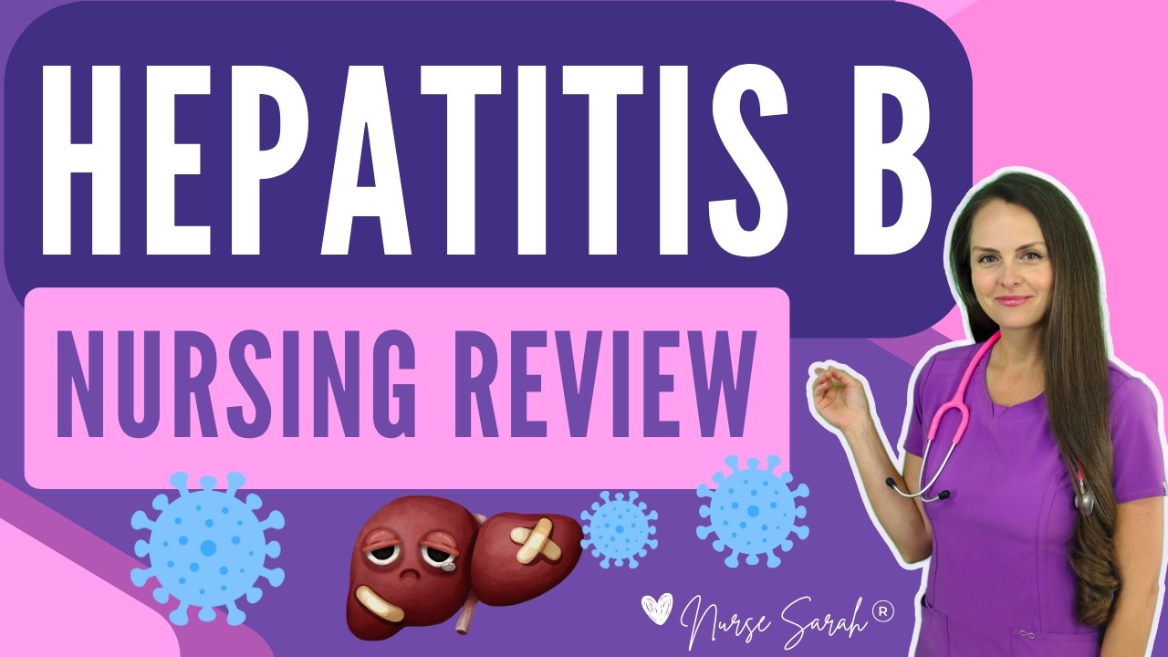 Hepatitis B Vaccine, Symptoms, Treatment Nursing STI NCLEX Review