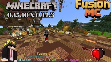 Server for mcpe 0.15.10 - 0.14.3 | FusionMC |
