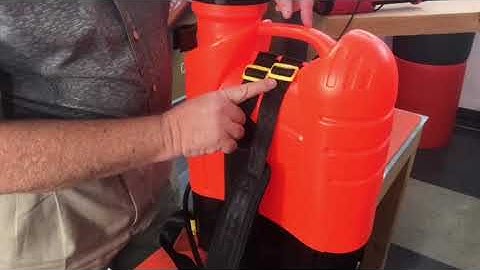 Electrostatic Sprayer: Installing Straps