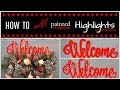 EASY Way To Add Highlights To Wood Cutouts and Signs EASY Way To Add Highlights To Wood Cutouts and Signs
