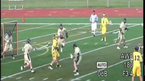 Denny Petersen freshman year lacrosse highlight