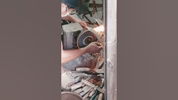 Cách làm một cái liềm cắt lúa    #shorts