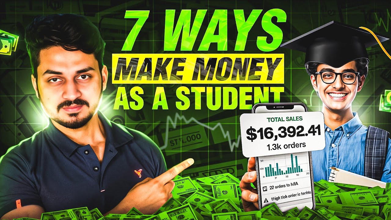 7 Way to make money as a student | How to Earn money - YouTube