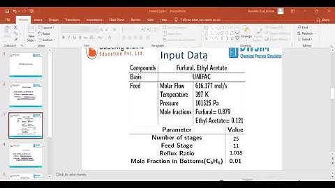 Creating a Chemsep Distillation Column Using DWSIM Software