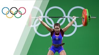 Thailand's Tanasan takes gold in Women's Weightlifting 48kg