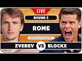 ZVEREV vs BLOCKX • ATP Rome 2026 • LIVE Tennis Watchalong