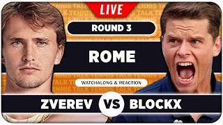 ZVEREV vs BLOCKX • ATP Rome 2026 • LIVE Tennis Watchalong screenshot 5